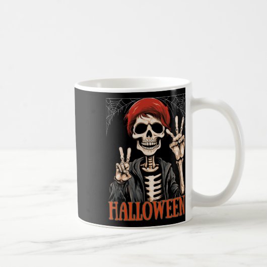 Skelettabend Apokalypse zu Halloween Funny Kaffeetasse (Rechts)
