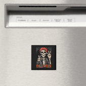 Skelettabend Apokalypse zu Halloween Funny Magnet (In Situ (Geschirrspüler))