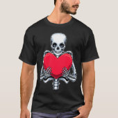 Skelettale Liebe T-Shirt (Vorderseite)