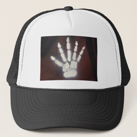 skelettartig truckerkappe (Vorderseite)