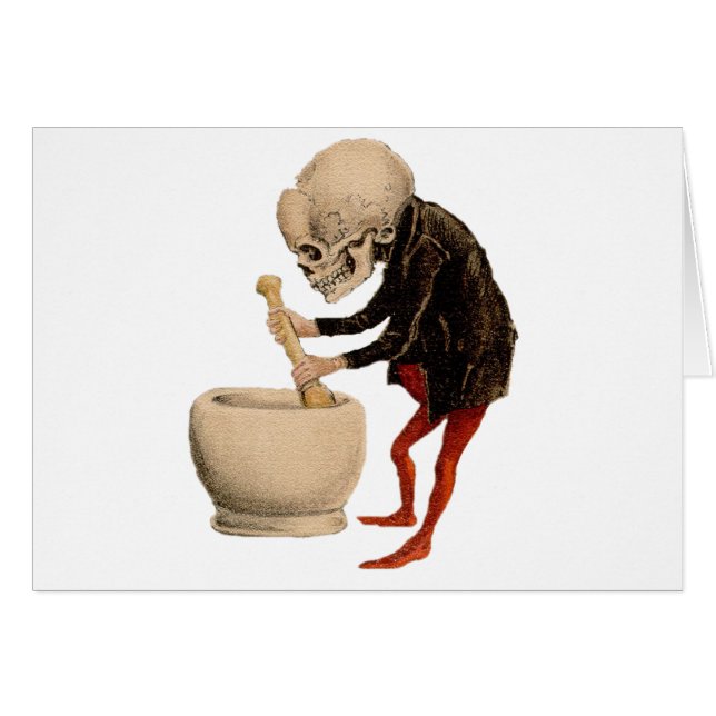 Skelettartige Apotheke (Vorderseite (Horizontal))