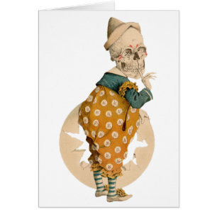 Skelettartiger Clown