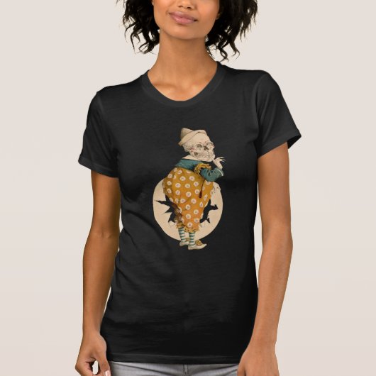 Skelettartiger Clown T-Shirt (Vorderseite)