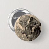 Skelettartiger Penny-Retter Button (Vorne & Hinten)