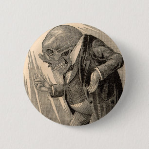 Skelettartiger Penny-Retter Button