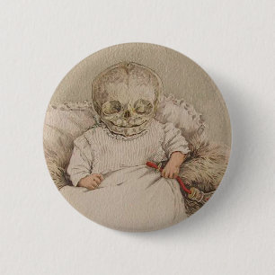 Skelettartiges Baby Button