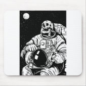 Skelettastronaut Mousepad (Vorne)