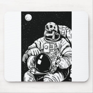 Skelettastronaut Mousepad