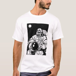 Skelettastronaut T-Shirt