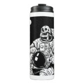 Skelettastronaut Thermosbecher (Vorderseite)