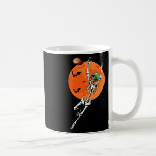 Skelettball Halloween Football Player Kaffeetasse