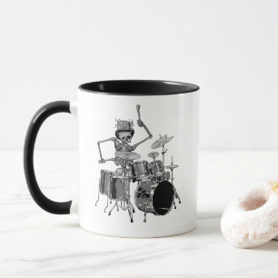 Skelettband-Trommler Tasse