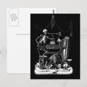 Skelettband Vintage Postkarte (Vorne/Hinten)