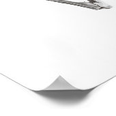 Skelettbaphomet-Poster Poster (Ecke)