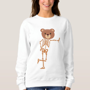 Skelettbär Sweatshirt