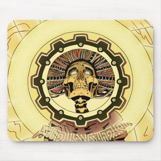 Skelettbeleuchtungsmauspad Mousepad (Vorne)