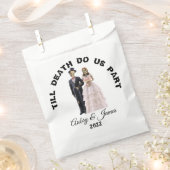 Skelettbride und Groom Halloween Hochzeit Geschenktütchen (Ausgeschnitten)