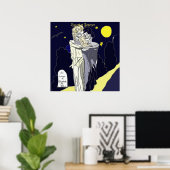 Skelettbrille und Himmelsbrille Poster (Heimbüro)