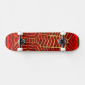 Skelettdesign auf Skateboard (Horizontal)