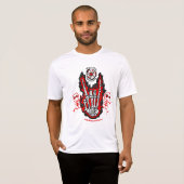 Skelettdesign T-Shirt (Vorne ganz)