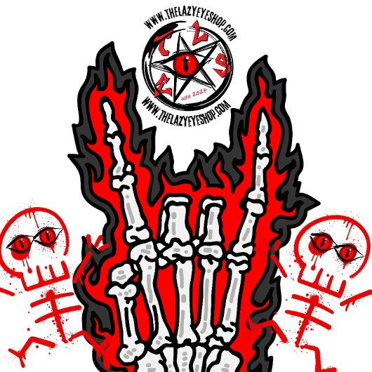 Skelettdesign T-Shirt