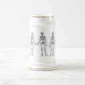 Skelettdiagramm Beer Stein Bierglas (Mittel)