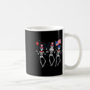 Skelette 4. Juli Sonniger Unabhängigkeitstag 1 Kaffeetasse