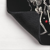 Skelette 4. Juli Sonniger Unabhängigkeitstag Mousepad (Ecke)