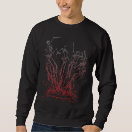 Skelette aus Flammen Sweatshirt