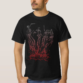 Skelette aus Flammen T-Shirt