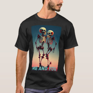 Skelette Couple T-Shirt