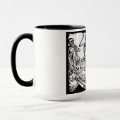 Skelette Danse makabere Kaffee-Tasse Tasse (Links)