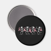 Skelette darstellend einen lebendigen Tanz Magnet (Vorderseite/Rückseite)