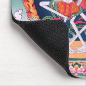 Skelette, die tibetanische buddhistische Kunst Mousepad (Ecke)