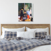 Skelette-Erwärmung selbst Leinwanddruck (Insitu (Schlafzimmer))
