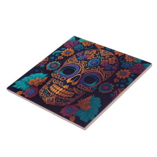 Skelette Fliese (Seite)