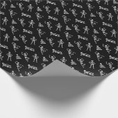 Skelette Geschenkpapier (Ecke)
