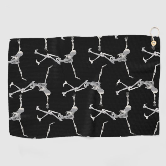 Skelette Golfhandtuch (Horizontal)