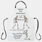 Skelette Halloween House Party überall Schürze (Vorderseite)