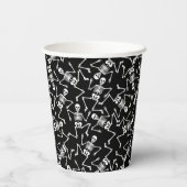 Skelette Halloween Paper Cups Pappbecher (Rückseite)