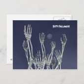 Skelette - Halloween-Postkarte Postkarte (Vorne/Hinten)