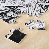 Skelette - Halloween Puzzle (Seite)