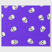 Skelette, Halloween-Skelette, Skelett Geschenkpapier (Flach)