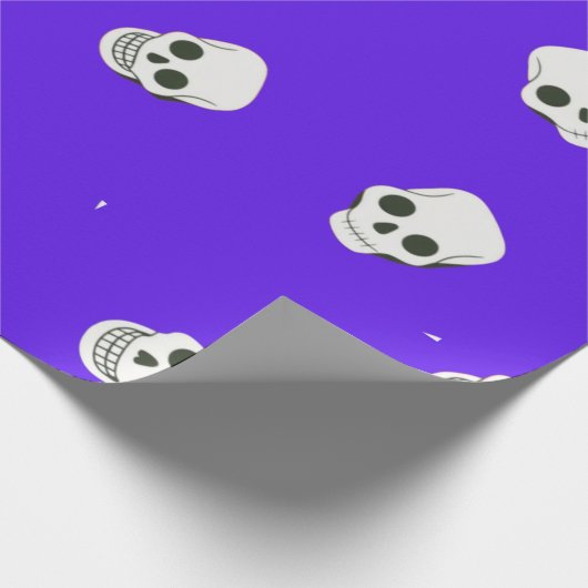 Skelette, Halloween-Skelette, Skelett Geschenkpapier (Ecke)