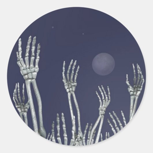 Skelette - Halloween Stickers (Vorderseite)