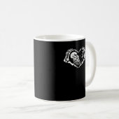 Skelette Herz Hände Kaffeetasse (VorderseiteRechts)