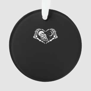 Skelette Herz Hände Ornament