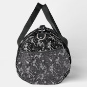 Skelette im Weltraumhintergrund Duffle Bag (Rechts)