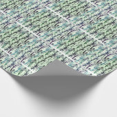 Skelette in Bäumen Geschenkpapier (Ecke)