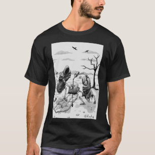 Skelette in der Wüste. T-Shirt